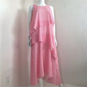 Pink dress River Island Pink Medium maxi dress UK 12 EUR 38 
US 8  new with tags